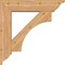 Ekena Millwork Westlake Traditional Smooth Bracket w/ Offset Brace, Western Red Cedar, 7 1/2"W x 32"D x 32"H BKT0806X32X32WTL01SWR - alternate 3